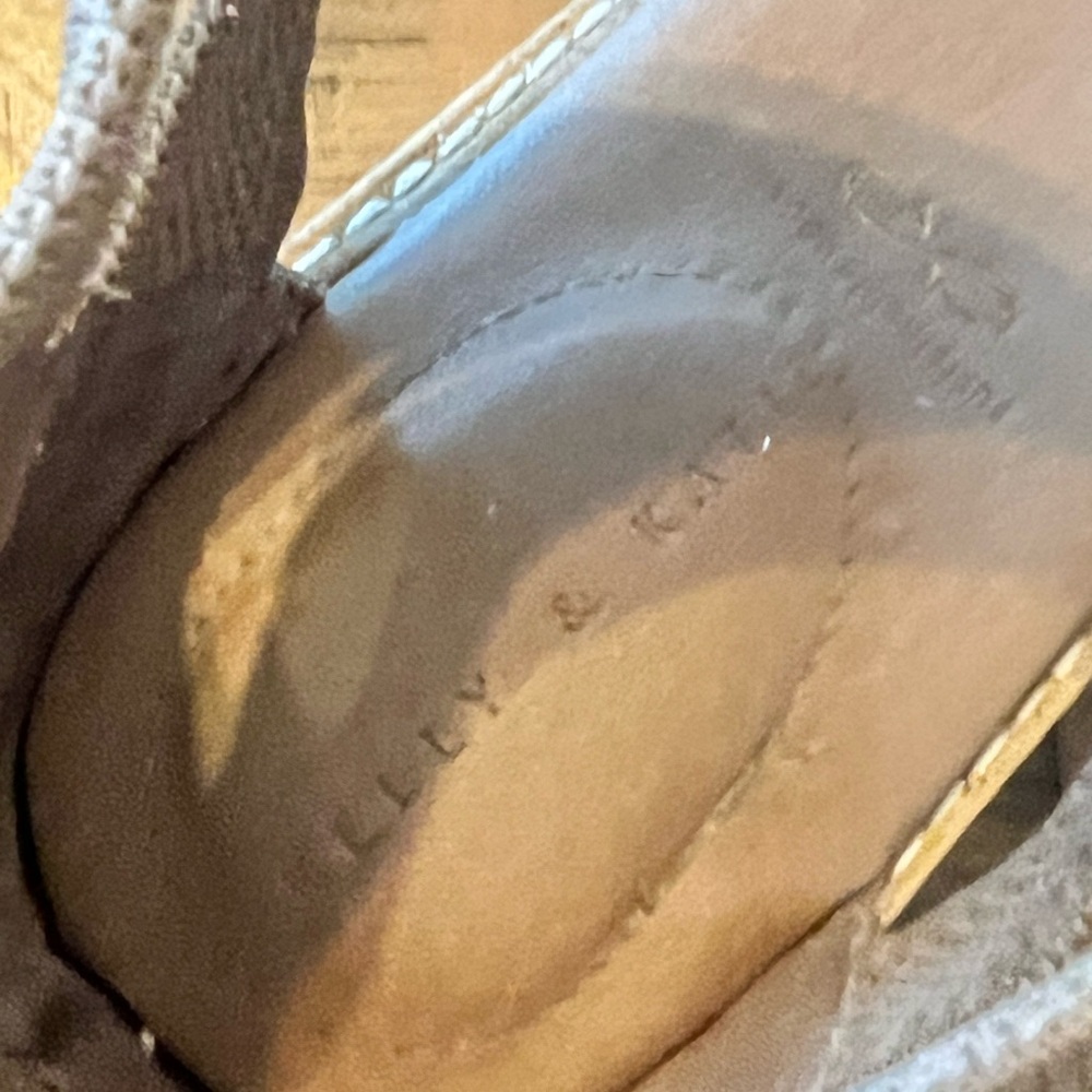Kelly & Katie Women's Laurna Wedge Sandal Beige size 9 - Picture 5 of 5